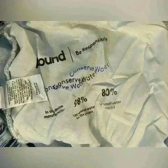 Abound Light Wash Wide Leg Cargo Jeans Size 29 - Picture 4 of 6